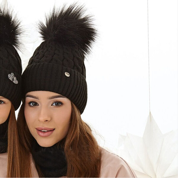 AJS Zimná čiapka s tunelom Camille BIG 66156666