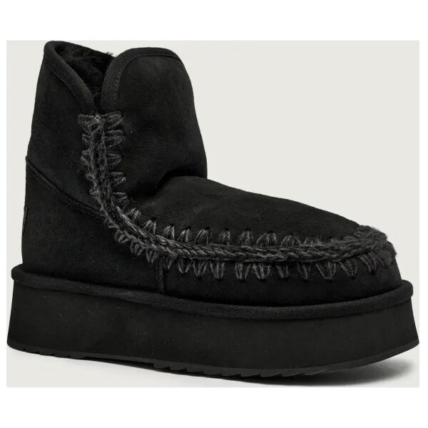 MOU Snehule Platform boot suede | shearling | zamsz 65451941