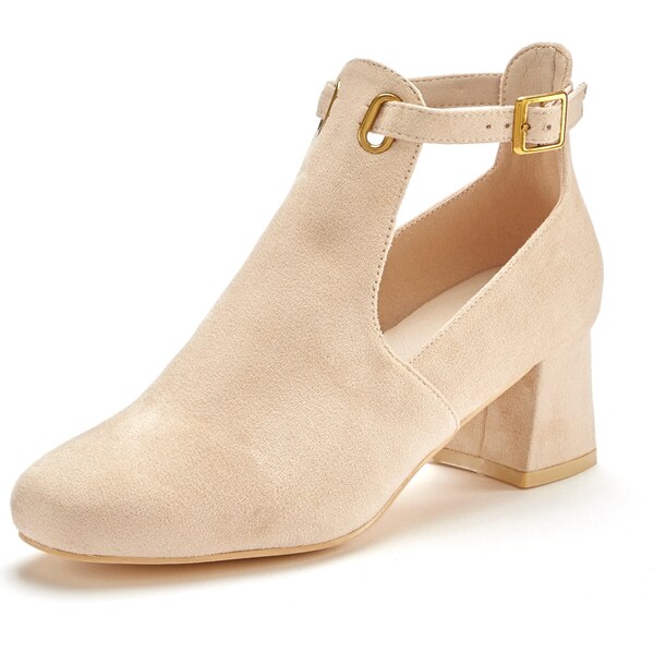 LASCANA Členkové čižmy béžová 66163240