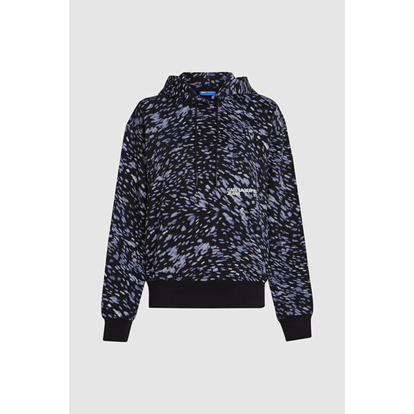 MIKINA KARL LAGERFELD JEANS KLJ RELAXED AOP LIGHTS HOODIE 66163337