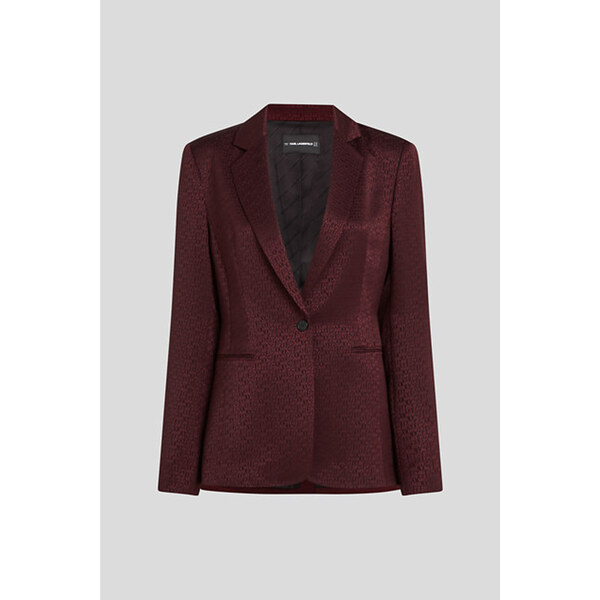 SAKO KARL LAGERFELD LOGO JACQUARD BLAZER 66163345
