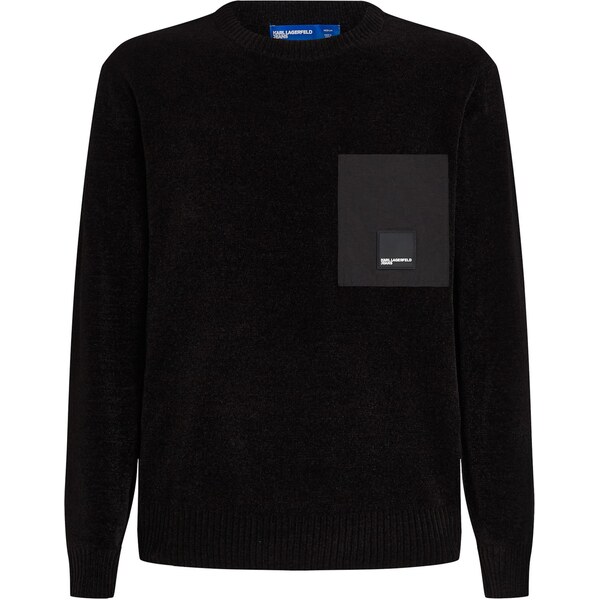 KARL LAGERFELD JEANS Sveter tmavosivá / čierna 66163647