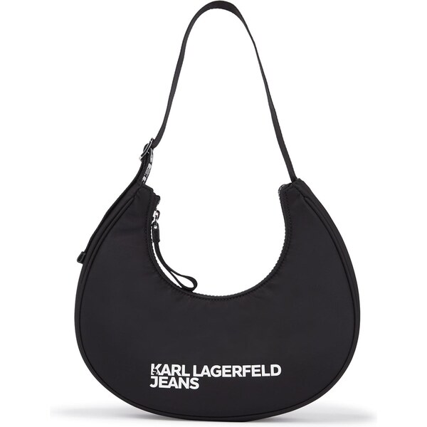 KARL LAGERFELD JEANS Kabelka na rameno čierna / biela 66163693