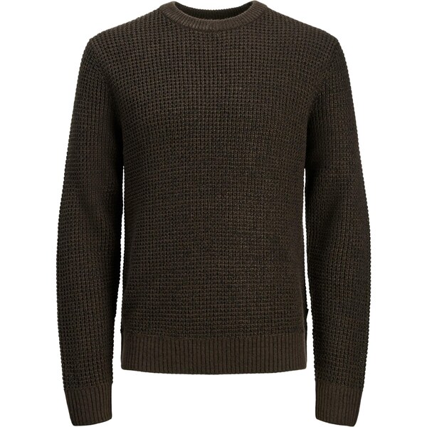 JACK & JONES Sveter JJGLOBAL tmavohnedá 66163839