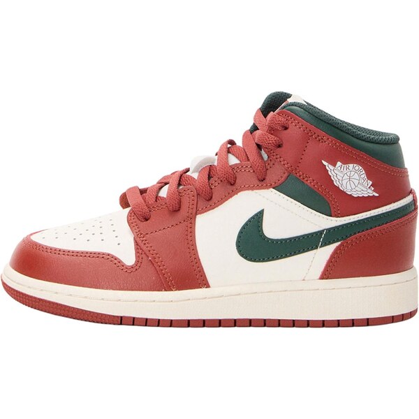 Jordan Tenisky AIR JORDAN 1 béžová / jedľová / tmavočervená 66163880