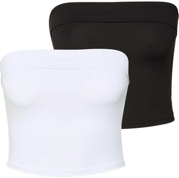 Urban Classics Top čierna / biela 66163894