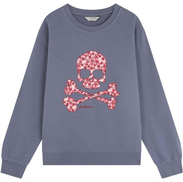 Scalpers Mikina krémová / zafírová / rubínová / brusnicová 66163924