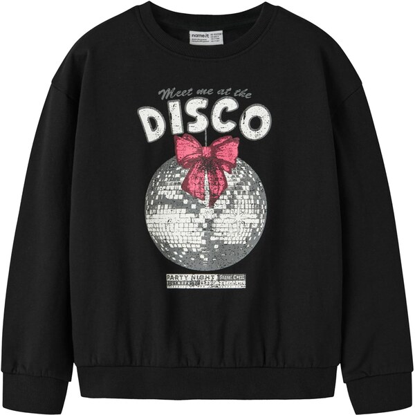 NAME IT Mikina NKFVILOUI svetlosivá / ružová / čierna / biela 66163954