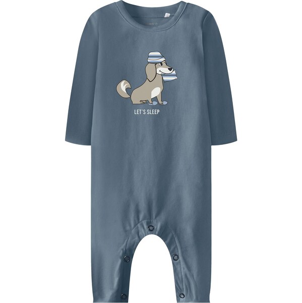 NAME IT Pyžamo NBMRENAN modrosivá / svetlomodrá / tmavošedá / biela 66163997