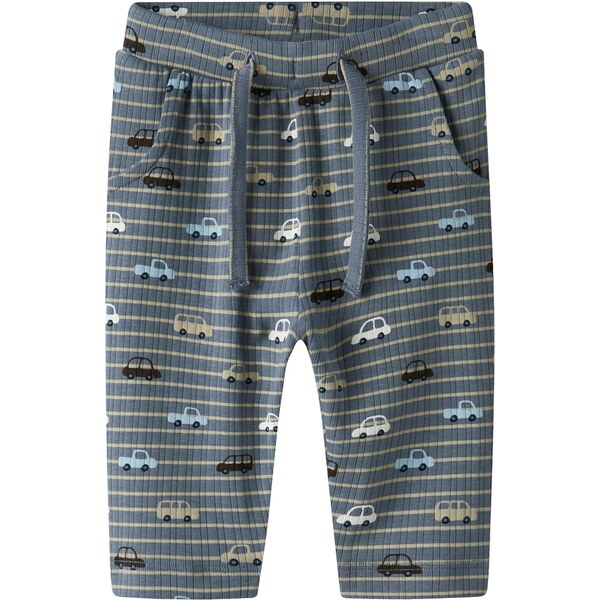 NAME IT Nohavice NBMRonald béžová / dymovo modrá / modrosivá / 66164005