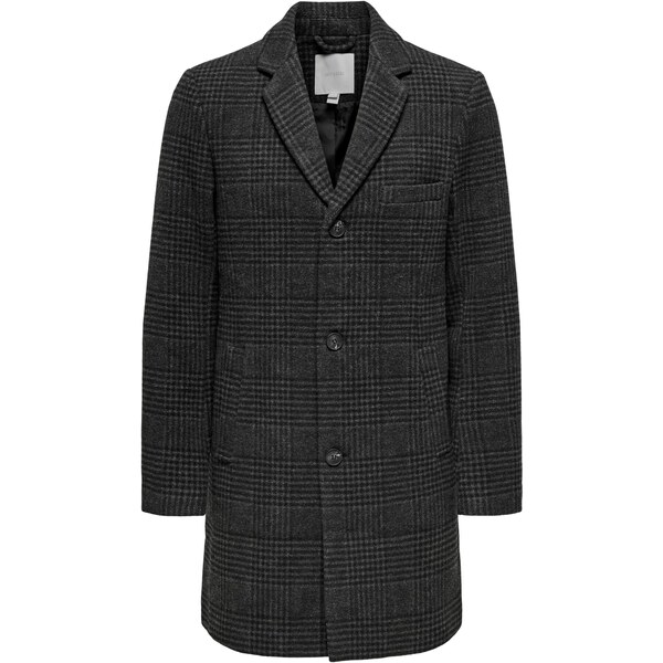 Only & Sons Prechodný kabát ONSJAYLON sivá / svetlosivá 66164057