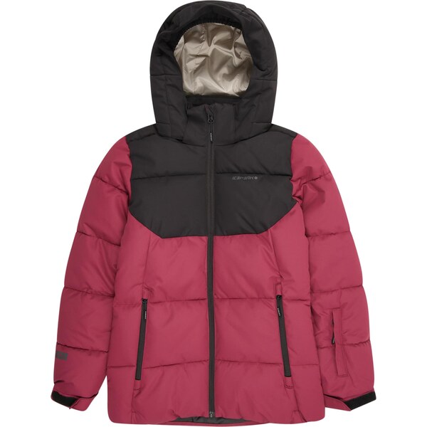 ICEPEAK Športová bunda LORIS grenadínová / čierna 66164476