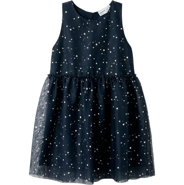 NAME IT Šaty NKFVABOSS SPENCER tmavomodrá / biela 66164487