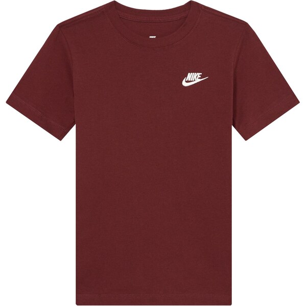 Nike Sportswear Tričko FUTURA burgundská / biela 66164483