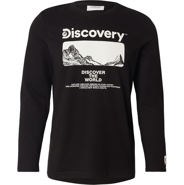 s.Oliver Tričko čierna / biela 66164518