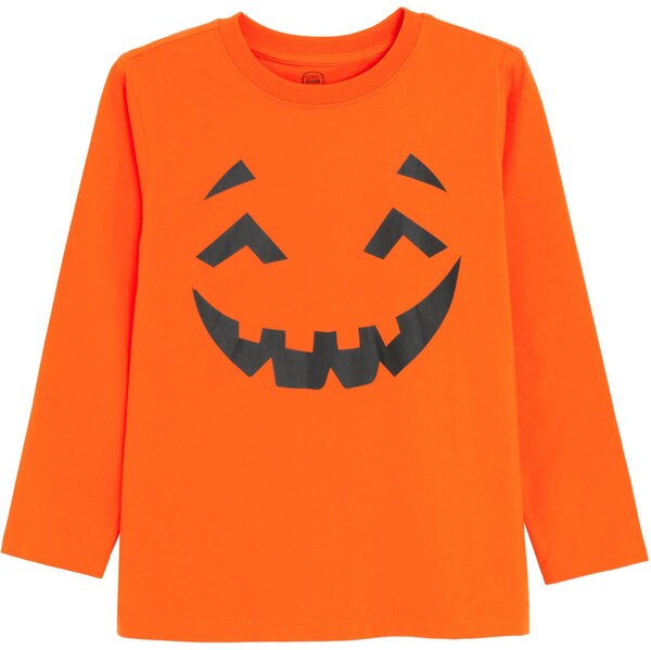 Cool Club Tričko neónovo oranžová / čierna 66164605