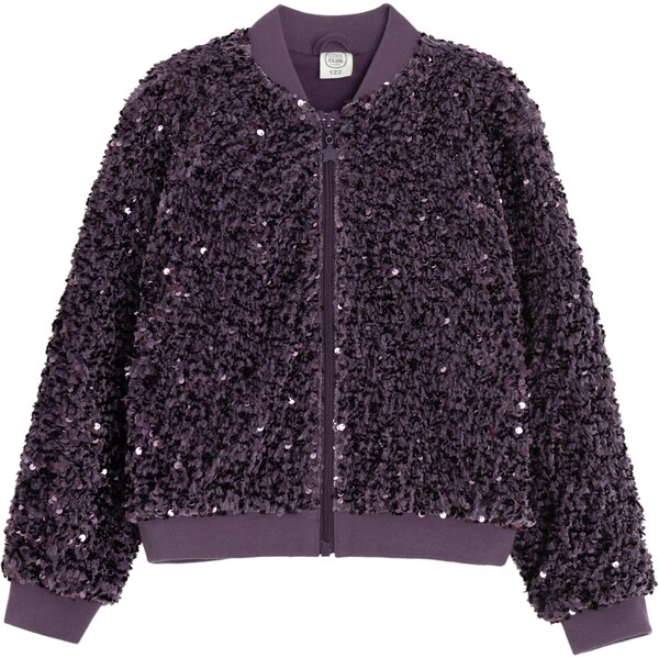 Cool Club Tepláková bunda fialová 66164578