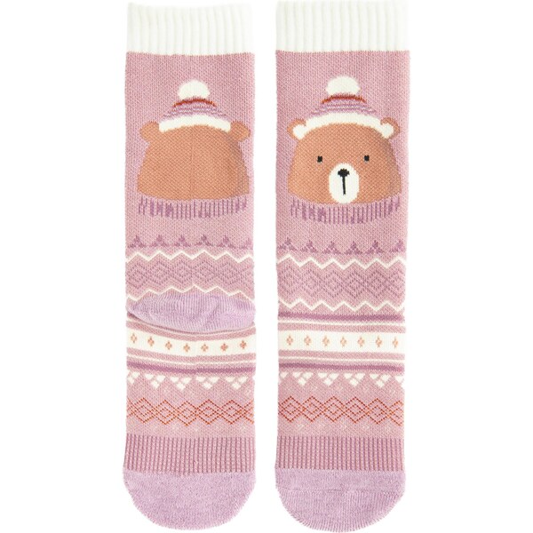 Cool Club Ponožky svetlohnedá / svetloružová / červená / biela 66164653