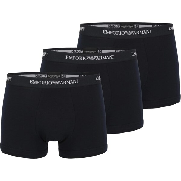 Emporio Armani Boxerky námornícka modrá / biela 66164720