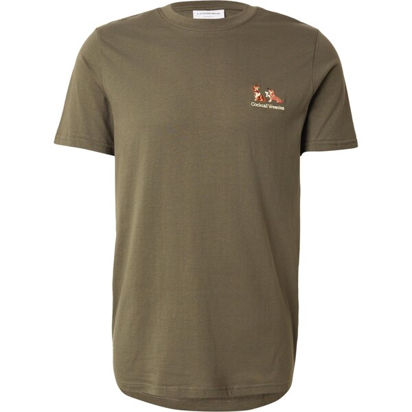 Lindbergh Tričko béžová / koňaková / olivová 66164824