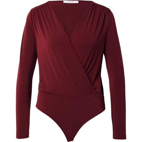 ABOUT YOU Košeľové body Dakota bordová 66164907