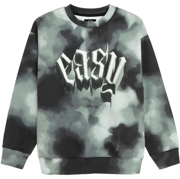 Cool Club Mikina sivá / pastelovo zelená / čierna 66164949