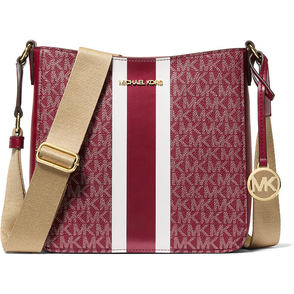 Michael Kors Kabelka Jet Set Small Signature Logo Stripe Crossbody Bag 66600095