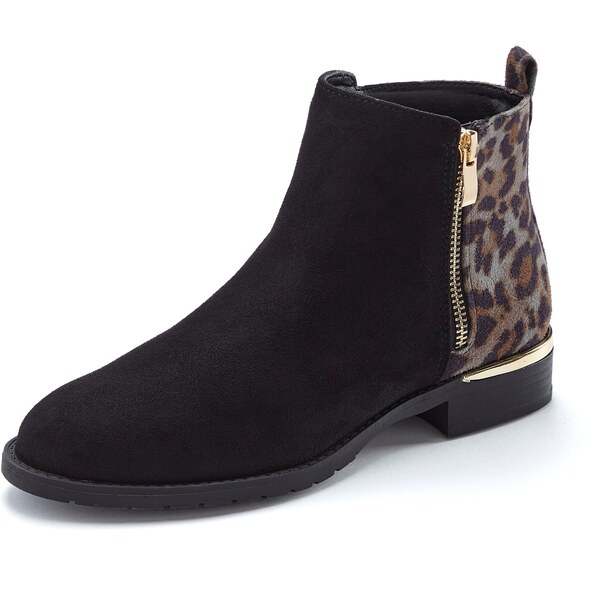 LASCANA Členkové čižmy hnedá / sivá / čierna 66171819