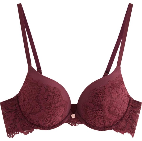Lindex Podprsenka Malva Lydia tmavočervená 66171967