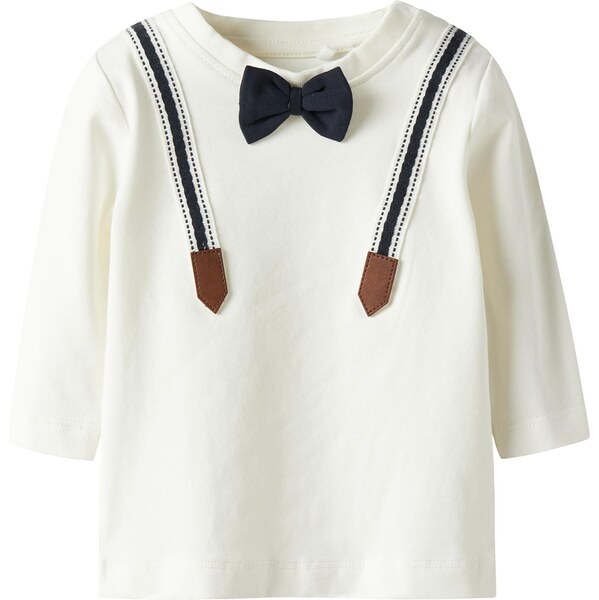 NAME IT Tričko NBMRUFUS hnedá / čierna / šedobiela 66172154