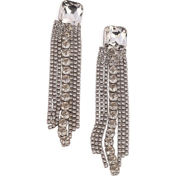 SOHI Náušnice strieborná / priehľadná 66172201