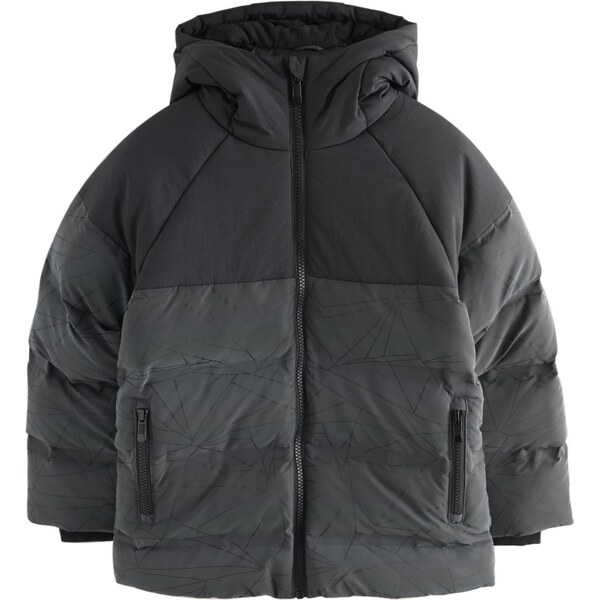 Next Zimná bunda dymovo šedá / tmavosivá / čierna 66172270