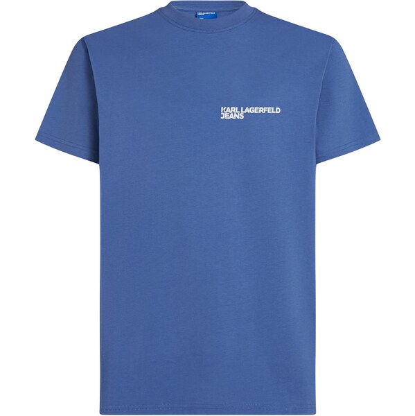KARL LAGERFELD JEANS Tričko SCHMAL GESCHNITTENES modrá / prírodná 66172313