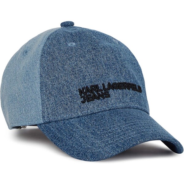 KARL LAGERFELD JEANS Čiapka modrá denim / čierna 66172354