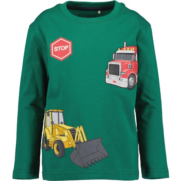 BLUE SEVEN Tričko žltá / tmavosivá / smaragdová / červená 66172539