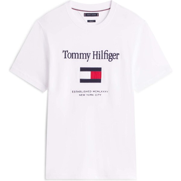 TOMMY HILFIGER Tričko námornícka modrá / červená / biela 66173376