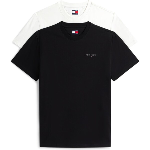 Tommy Jeans Tričko čierna / biela 66173392