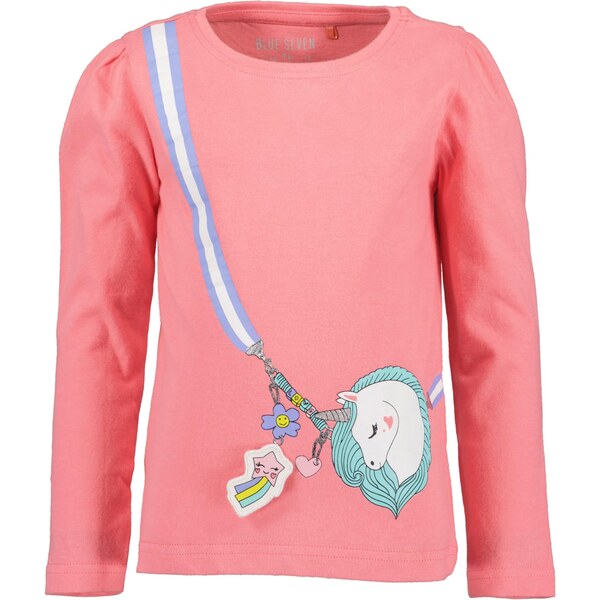 BLUE SEVEN Tričko svetlomodrá / žltá / lososová / biela 66173414