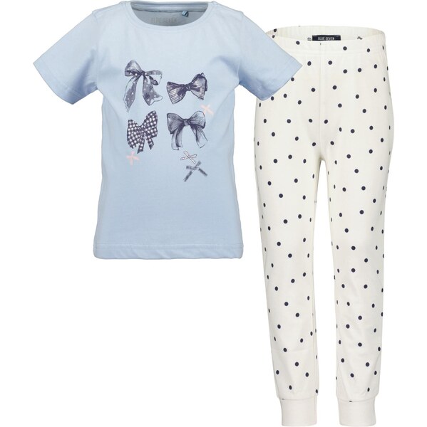 BLUE SEVEN Pyžamo tmavomodrá / svetlomodrá / biela 66173413