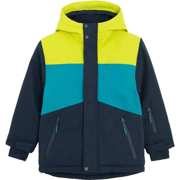 Cool Club Zimná bunda námornícka modrá / tyrkysová / limetková 66173460
