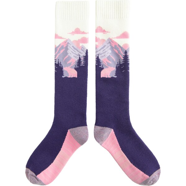 Cool Club Ponožky fialová / ružová / prírodná biela 66173470