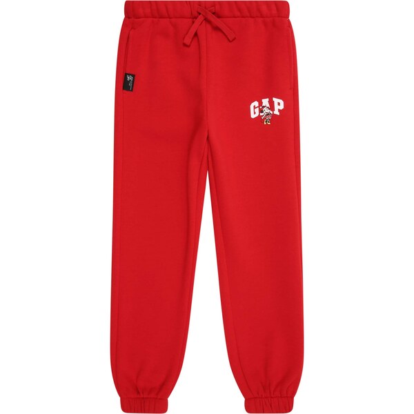 GAP Nohavice červená / čierna / biela 66173544