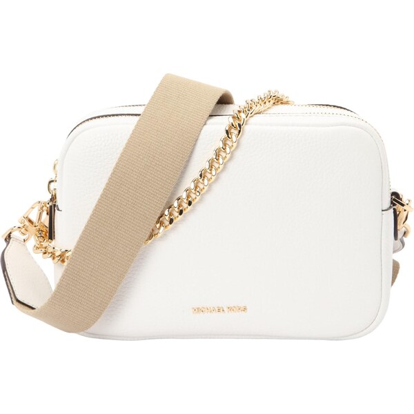 MICHAEL Michael Kors Taška cez rameno zlatá / biela 66173589