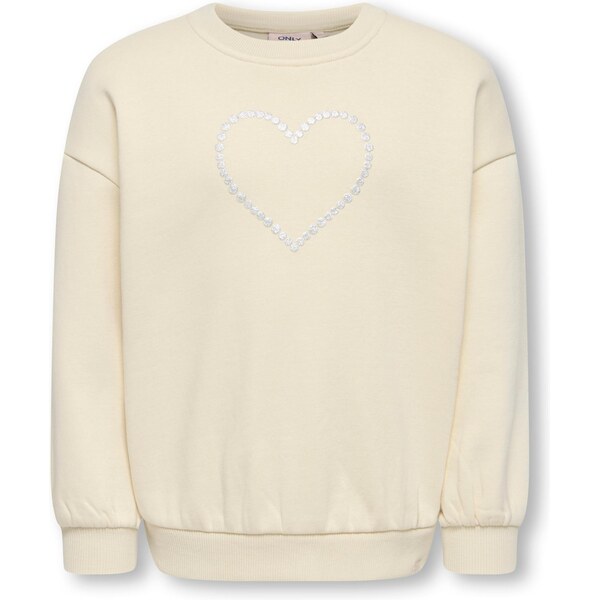 Only Mini Mikina KMGKATE šampanské / strieborná 66173675