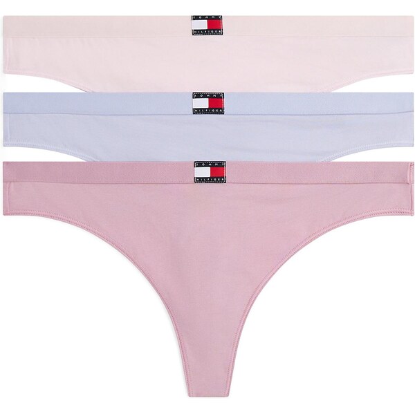 Tommy Hilfiger Underwear Tangá Heritage pastelovo modrá / orgovánová / 66179469