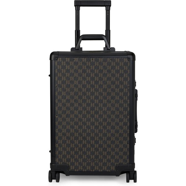 Karl Lagerfeld Kufor na kolieskach karamelová / čierna 66179771