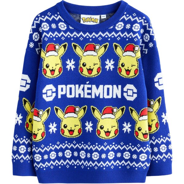 Next Sveter modrá / citrónová žltá / prírodná biela 66179862