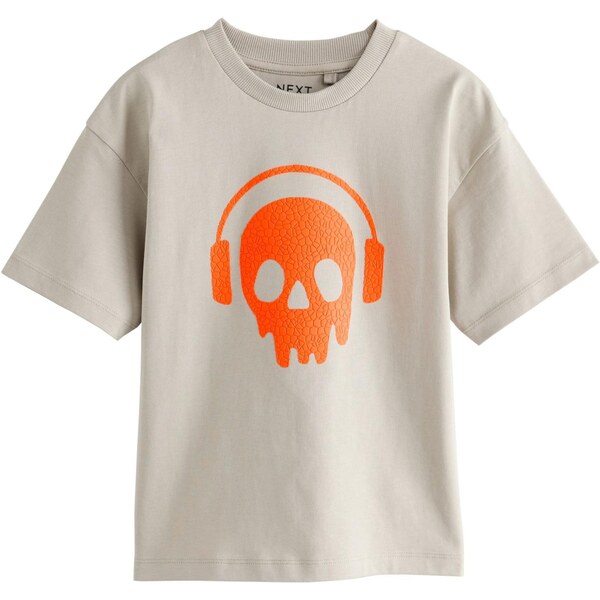Next Tričko kamenná / oranžová 66179867