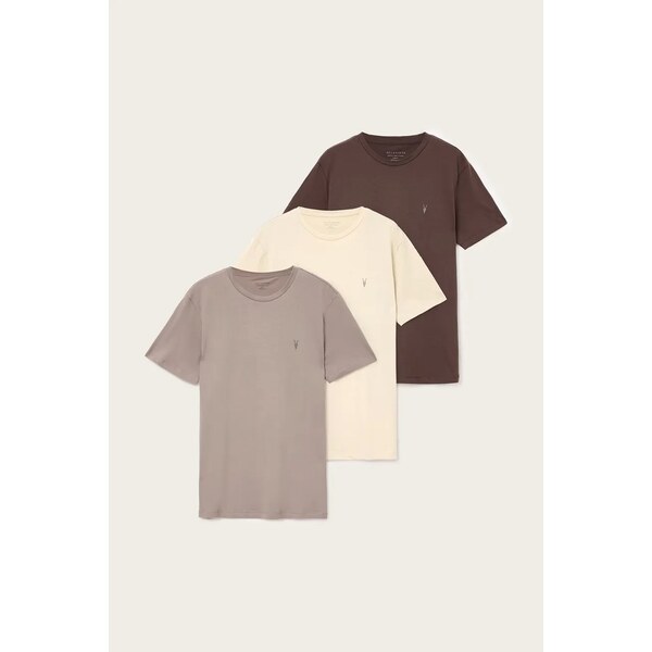 Bavlnené tričko AllSaints BRACE 3-pak 66184737