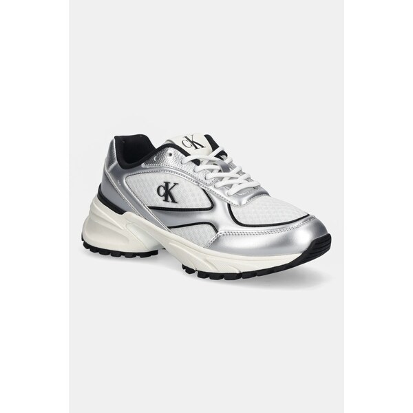 Tenisky Calvin Klein HIKE RUNNER LACE UP MESH MIX MET 66185334